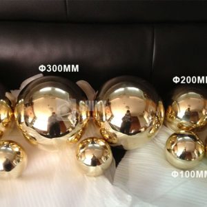 100mm,200mm,300mm hollow brass balls mirror polished
