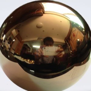 200MM hollow brass ball with mirror polished