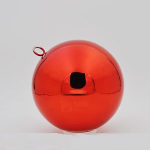 200MM colored red stainless steel gazing ball