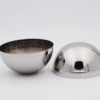 Hollow steel hemispheres with mirror polishing