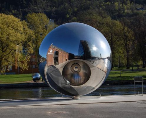 mirror polished large steel balls