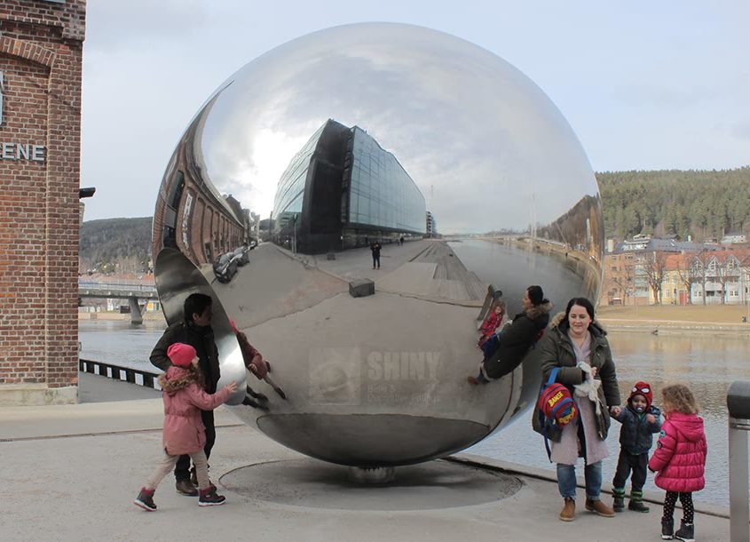 mirror polished large steel balls