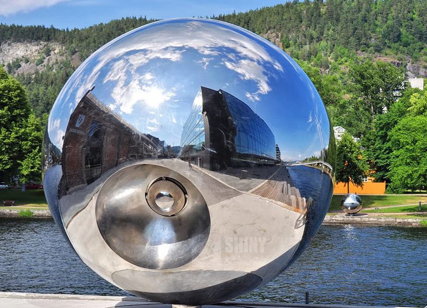 large steel balls with mirror polished