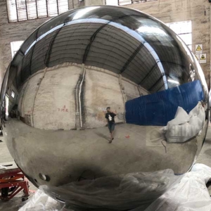 2200mm large garden metal spheres with mirror polished
