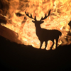 Africa Fire Pit Ball deer element
