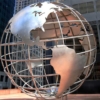 Giant steel globes