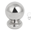 Stainless steel railing balls,stainless steel handrail balls for gates,staircase,balconies,fences.