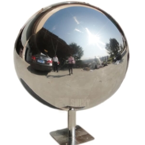 800mm silver ball water feature mirror polished