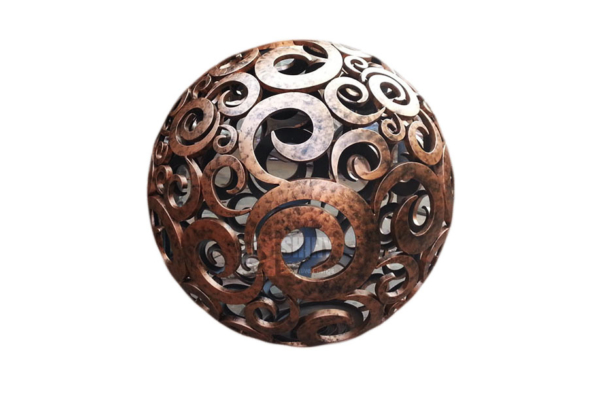 garden art steel ball