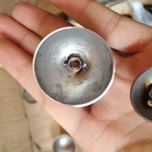 thread hollow steel ball with nut