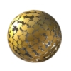 leaf garden art steel spheres
