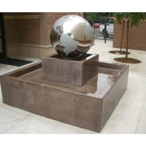 Steel Ball water features world map covered