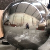 large decorative steel spheres with 1000mm diameter 2mm thickness
