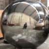 large decorative steel balls