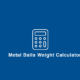 metal balls weight and package calculator