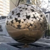 flower pattern garden steel ball