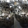ginkgo leaves art steel balls