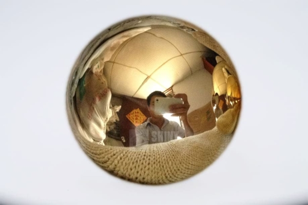 large brass balls 51mm diameter with mirror polished