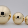 large hollow brass balls with mirror polished finish for sale