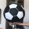 large stainless steel football