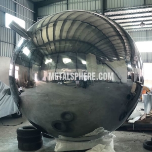 3000mm large stainless steel hollow sphere with mirror polished finish