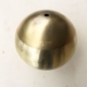 brass sphere in 5inch with raw finished