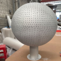 24inch perforated aluminum sphere